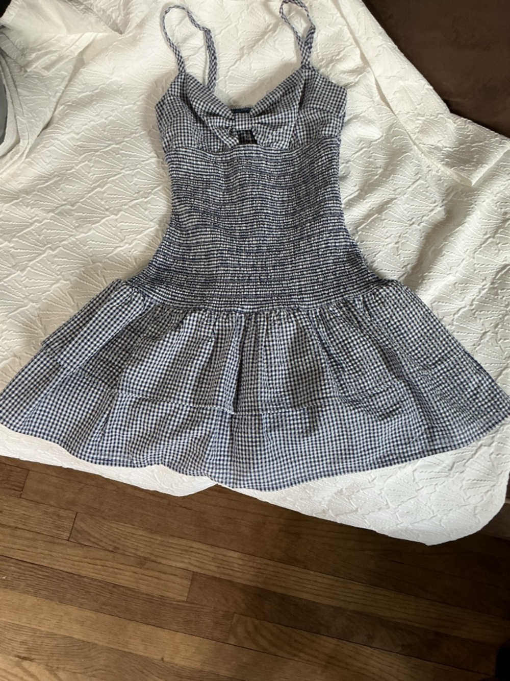 wild fable Blue Gingham Mini Dress